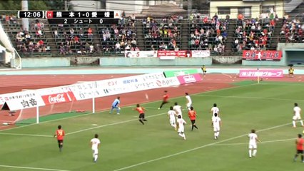 Embarrassing open goal miss by Sawada