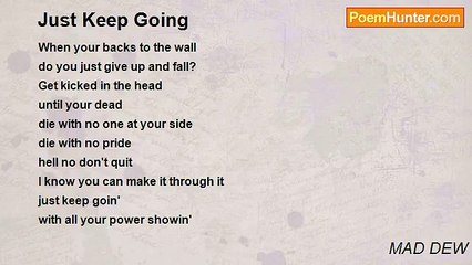 MAD DEW - Just Keep Going