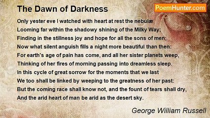 George William Russell - The Dawn of Darkness