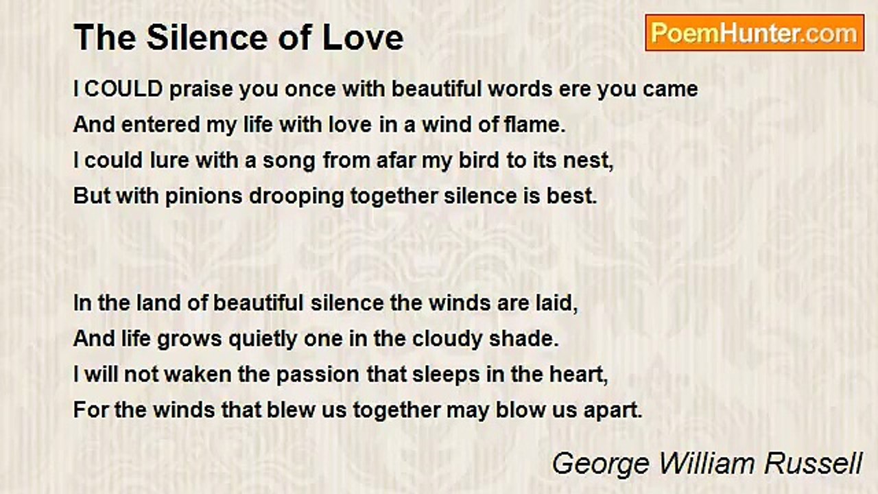 George William Russell - The Silence of Love