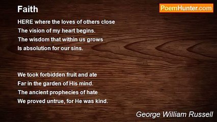 George William Russell - Faith