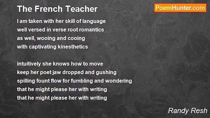 Randy Resh - The French Teacher