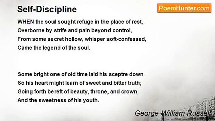 George William Russell - Self-Discipline