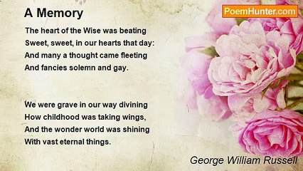 George William Russell - A Memory