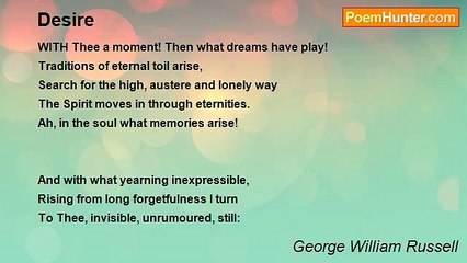 George William Russell - Desire