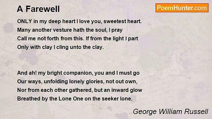 George William Russell - A Farewell