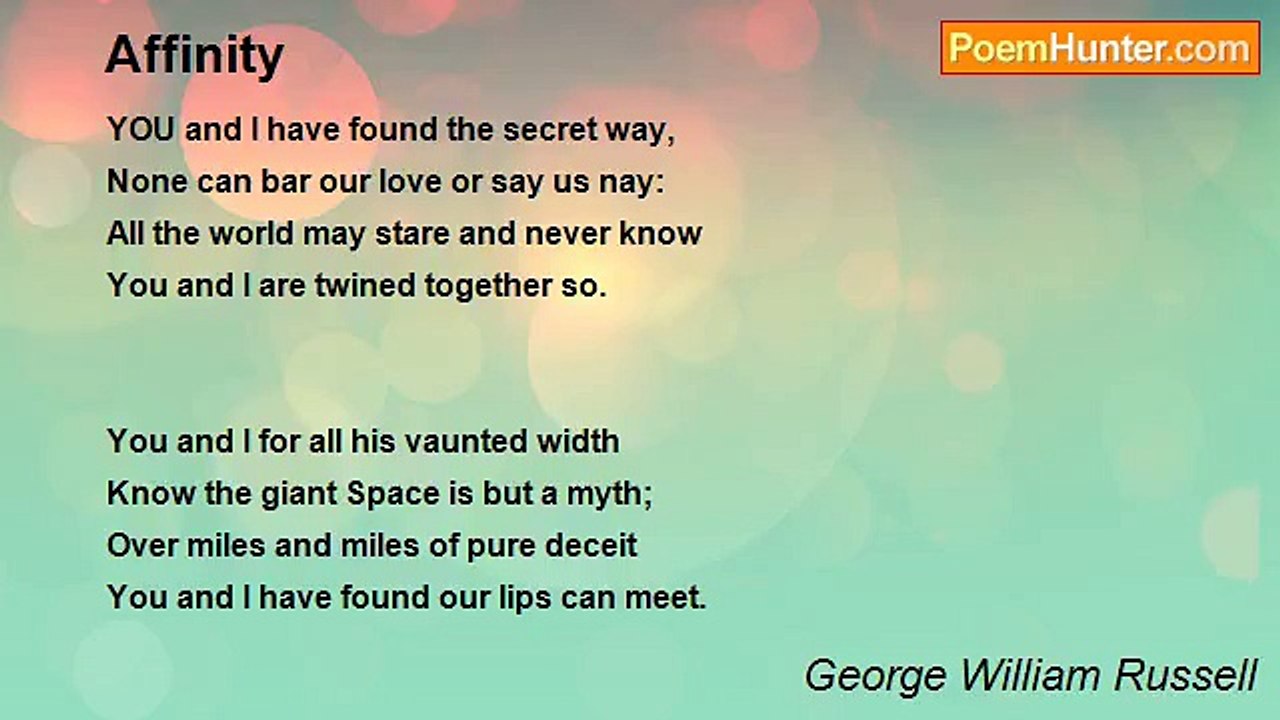 George William Russell - Affinity
