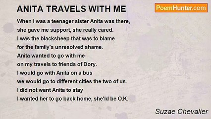 Suzae Chevalier - ANITA TRAVELS WITH ME
