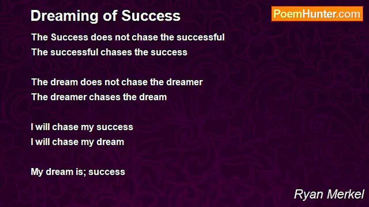 Ryan Merkel - Dreaming of Success