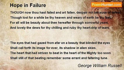 George William Russell - Hope in Failure