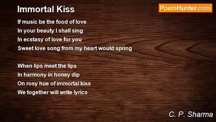 C. P. Sharma - Immortal Kiss