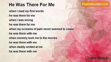 Liliana Roman - He Was There For Me