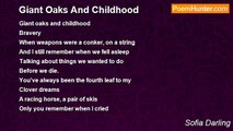 Sofia Darling - Giant Oaks And Childhood