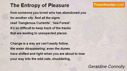 Geraldine Connolly - The Entropy of Pleasure