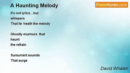 David Whalen - A Haunting Melody