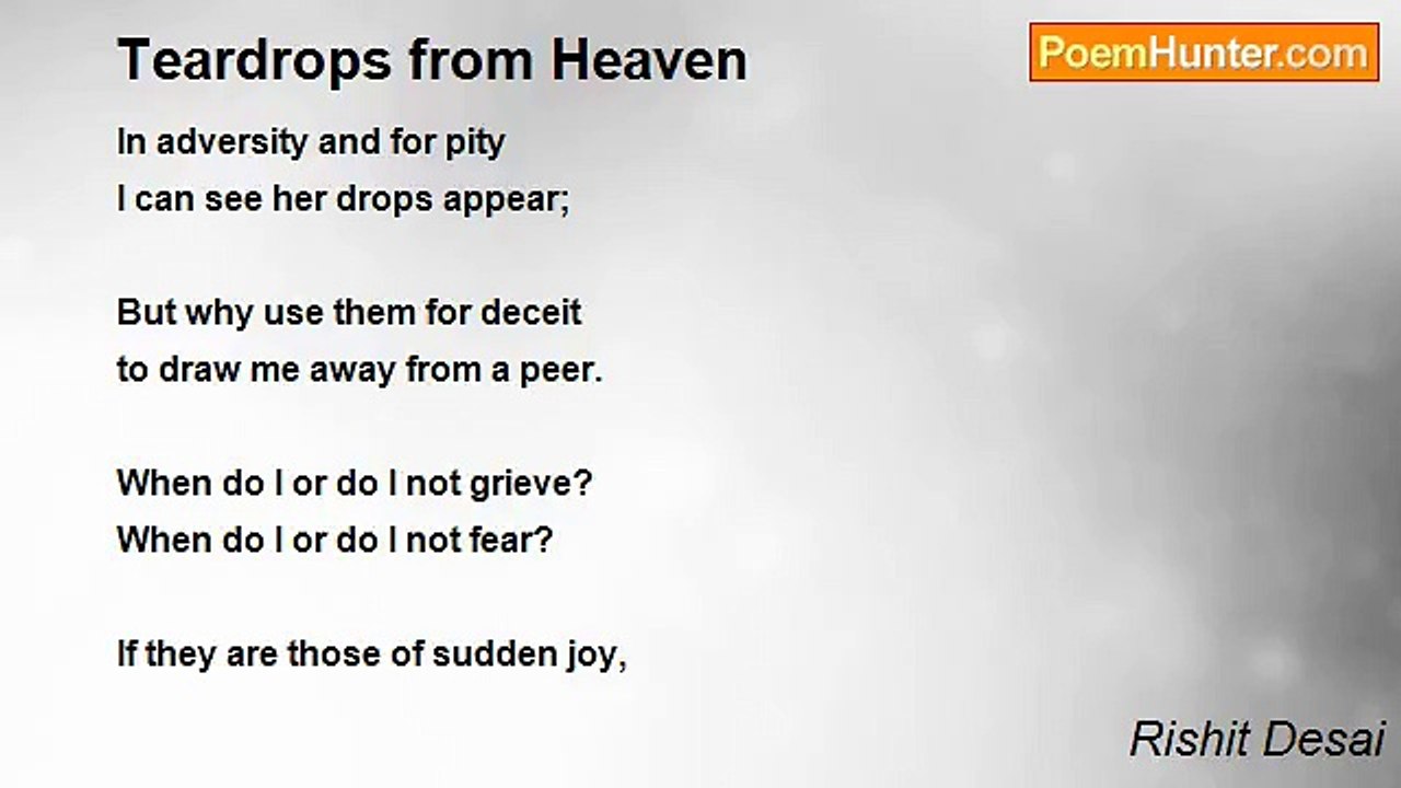 Rishit Desai - Teardrops from Heaven
