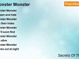 Secrets Of The Dark - Monster Monster