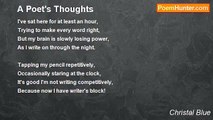 Christal Blue - A Poet's Thoughts