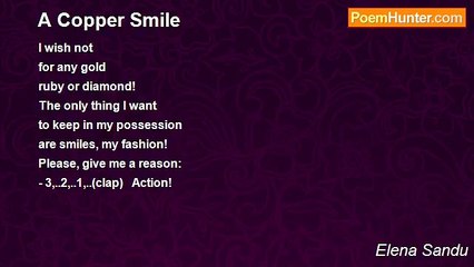 Elena Sandu - A Copper Smile