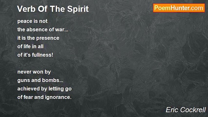 Eric Cockrell - Verb Of The Spirit
