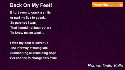 Romeo Della Valle - Back On My Feet!