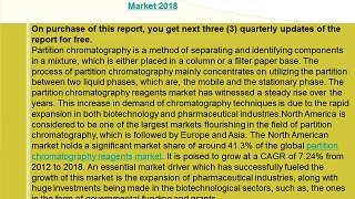 North American Partition Chromatography Reagents Market 2018