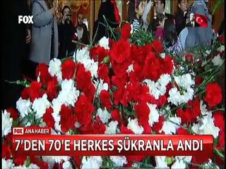Ata'ya sevgi seli 7'den 70'e herkes şükranla andı