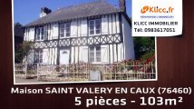 A vendre - maison - SAINT VALERY EN CAUX (76460) - 5 pièces - 103m²