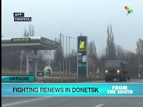 Fighting escalates in Donetsk, East Ukraine