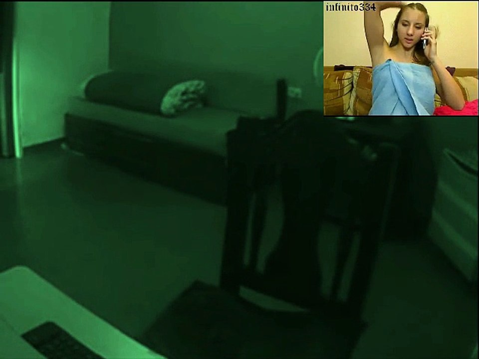 extraña luz grabada mientras chateaba