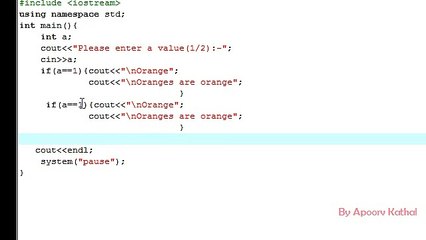Part- 6 If else statement