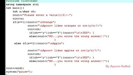 Part- 8 Conditional Operator