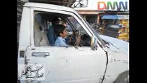 a very little boy driving on man road in taunsa sharif