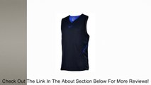 NIKE Men's Dri-Fit Hyperlite Sleeveless Basketball Shirt-Black/Blue-Large Review