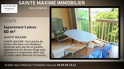 A vendre - APPARTEMENT - SAINTE MAXIME - 3 pièces - 60m²