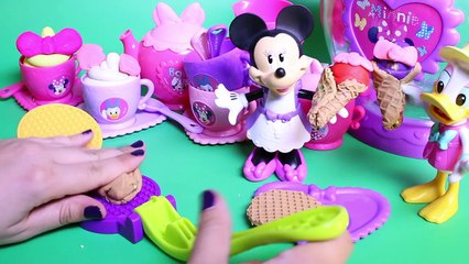 Minnie Mouse Bow-tique Play Doh Tea Playset Disney Junior Mickey Mouse Toys Juego de Té Plastilina