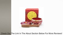 Tibetan Red Yoga Meditation OM Singing Bowl /Rosewood Mallet / Velvet Cushion / Box Gift Set Review