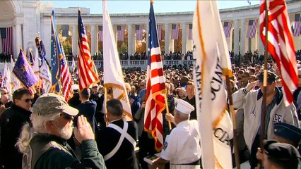 Joe Biden honors veterans, the 'spine of the nation'
