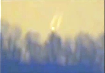 ufo falling recorded on tape