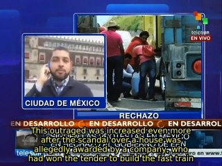 Several scandals spark tension in Mexico as President leaving for Asia