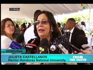 Honduras universities rally in solidarity with Mexican students