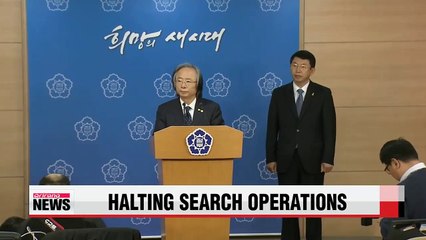 Government puts close to search operations