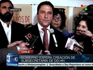 Gobierno chileno espera creación de Subsecretaría de DDHH