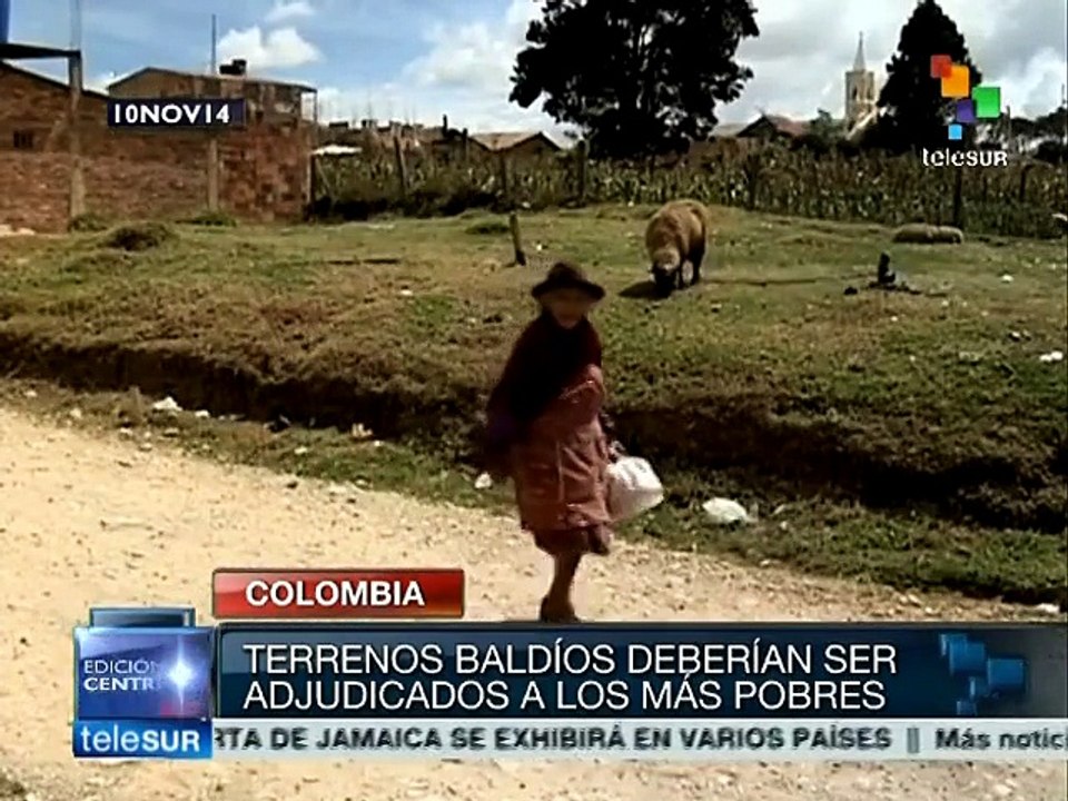 Campesinos rechazan Ley de Terrenos Baldíos de Colombia