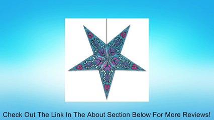Star Lights - Peacock Blue Paper Star Lantern Review