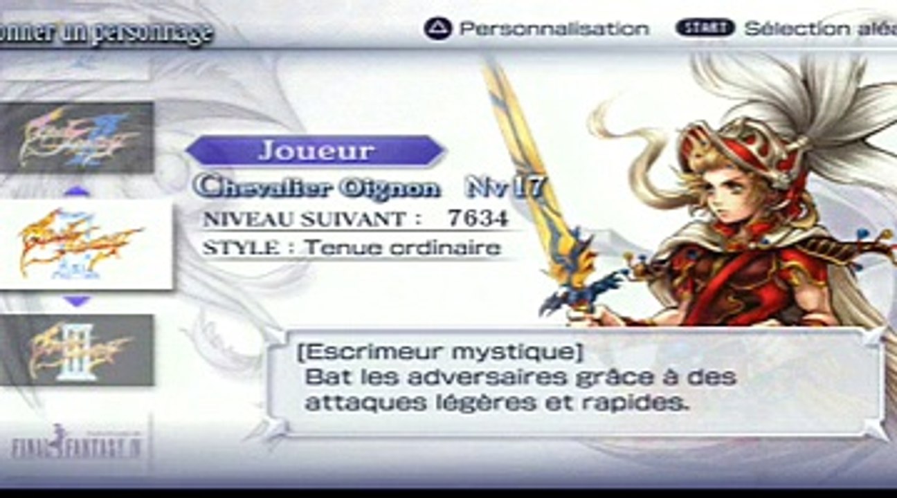 final fantasy dissidia