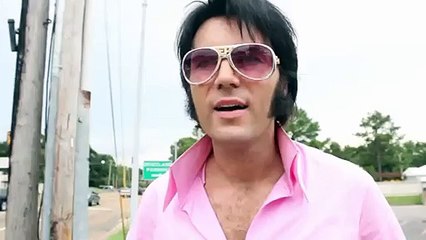 Chris Connor cuts an ad for Elvis Week 2013 video