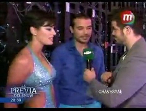 Pedro nota en La Previa del Show (back baile Merengue) - 10 de Noviembre