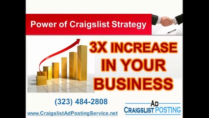 Craigslist Posting Service