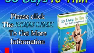 30 Days To Thin - Best Guide To Lose Weight Naturally And Quickly